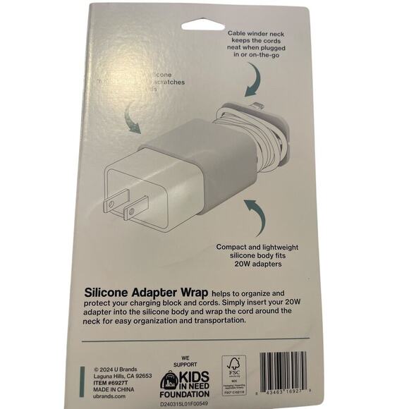 U Brand Adapter Wrap (white) - Picture 2 of 2